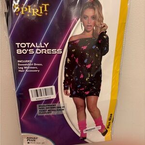NWT Spirit Halloween Totally 80's Dress